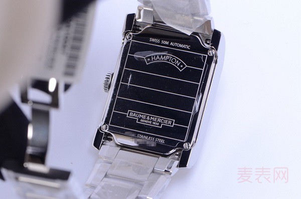 二手名士汉博顿系列MOA10047手表背面图