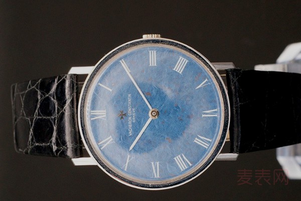 二手江诗丹顿传承系列蓝宝石盘面机械腕表