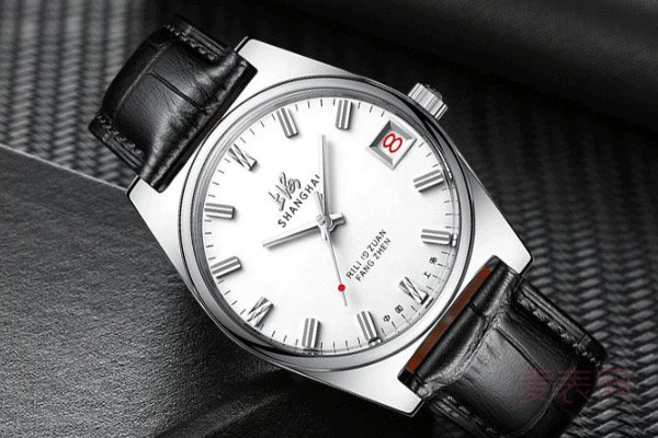 二手老上海70年代首批自产自动机械红点限量款腕表