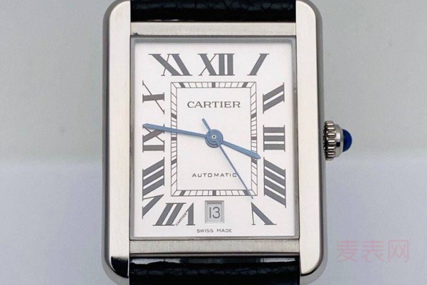 方形表盘的卡地亚手表回收价格高吗