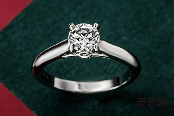 50分的卡地亚钻石戒指二手回收能卖多少钱